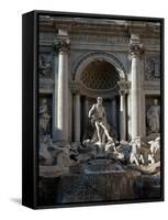 Trevi Fountain, Rome, Lazio, Italy, Europe-Charles Bowman-Framed Stretched Canvas