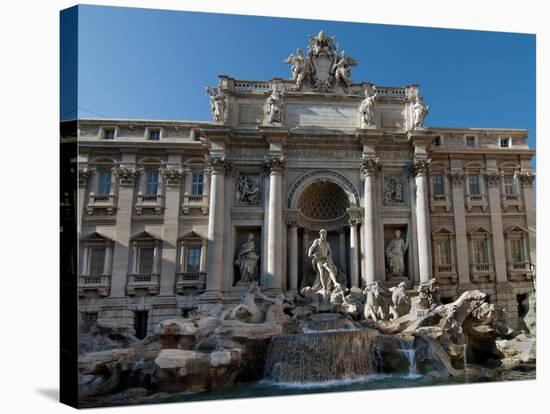 Trevi Fountain, Rome, Lazio, Italy, Europe-null-Stretched Canvas