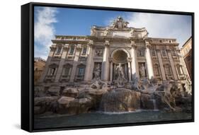 Trevi Fountain, Rome, Lazio, Italy, Europe-Ben Pipe-Framed Stretched Canvas