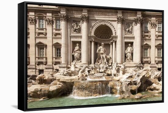 Trevi Fountain, Rome, Lazio, Italy, Europe-Simon Montgomery-Framed Stretched Canvas