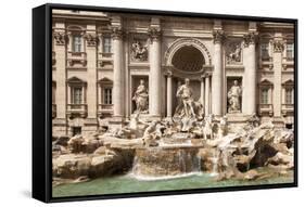 Trevi Fountain, Rome, Lazio, Italy, Europe-Simon Montgomery-Framed Stretched Canvas