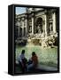 Trevi Fountain, Rome, Lazio, Italy-Peter Scholey-Framed Stretched Canvas