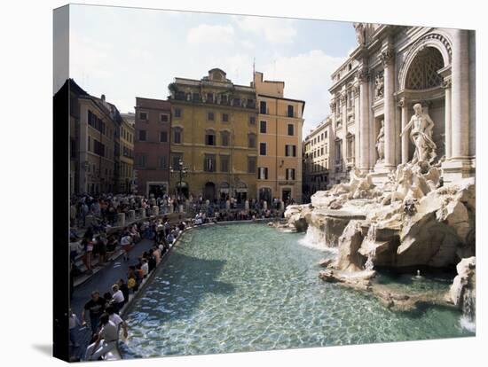 Trevi Fountain, Rome, Lazio, Italy-Hans Peter Merten-Stretched Canvas