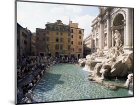 Trevi Fountain, Rome, Lazio, Italy-Hans Peter Merten-Mounted Photographic Print