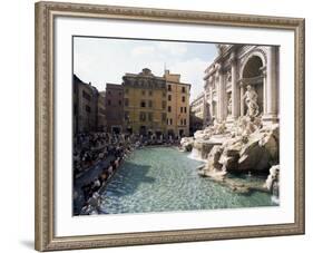 Trevi Fountain, Rome, Lazio, Italy-Hans Peter Merten-Framed Photographic Print