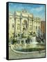 Trevi Fountain, Rome-Colin Campbell Cooper-Framed Stretched Canvas