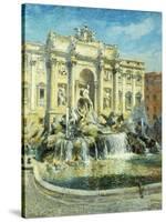 Trevi Fountain, Rome-Colin Campbell Cooper-Stretched Canvas