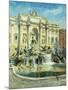 Trevi Fountain, Rome-Colin Campbell Cooper-Mounted Giclee Print