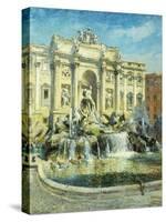 Trevi Fountain, Rome-Colin Campbell Cooper-Stretched Canvas