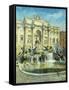 Trevi Fountain, Rome-Colin Campbell Cooper-Framed Stretched Canvas
