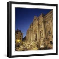 Trevi Fountain-Nicola & Giuseppe Nicola & Pannini-Framed Photo