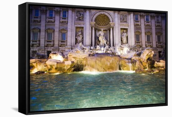 Trevi Fountain-Stefano Amantini-Framed Stretched Canvas