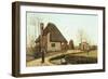 Treviso Countryside, on the Back of on the Sile, 1850-Guglielmo Ciardi-Framed Giclee Print