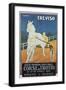 Treviso Horse Racing-null-Framed Giclee Print