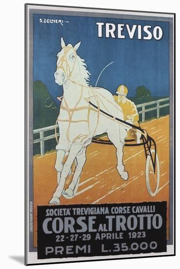 Treviso Horse Racing-null-Mounted Giclee Print