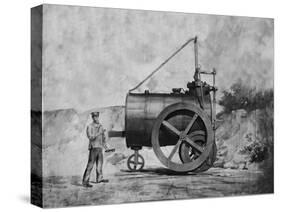 Trevithick's 1800 Engine-null-Stretched Canvas