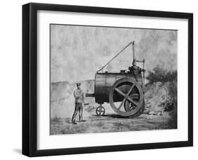 Trevithick's 1800 Engine-null-Framed Giclee Print