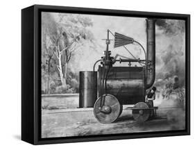 Trevithick's 1801 Engine-null-Framed Stretched Canvas