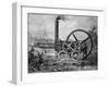 Trevithick's 1803 Locomotive-null-Framed Giclee Print