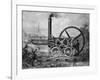 Trevithick's 1803 Locomotive-null-Framed Giclee Print