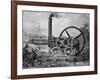 Trevithick's 1803 Locomotive-null-Framed Giclee Print