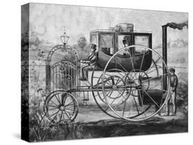 Trevithick's 1803 Steam Carriage-null-Stretched Canvas