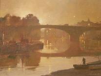 Night, Kew Bridge, 1989-Trevor Chamberlain-Giclee Print