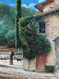 View of Cagnes Sur Mer from Renoir's garden, 2017-Trevor Neal-Giclee Print