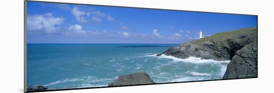 Trevose Lighthouse and Trevose Head, North Cornwall, England, UK-Lee Frost-Mounted Photographic Print