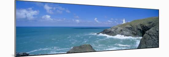 Trevose Lighthouse and Trevose Head, North Cornwall, England, UK-Lee Frost-Mounted Photographic Print