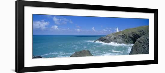 Trevose Lighthouse and Trevose Head, North Cornwall, England, UK-Lee Frost-Framed Photographic Print