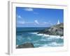 Trevose Lighthouse, Trevose Head, North Coast, Cornwall, England, United Kingdom-Lee Frost-Framed Photographic Print