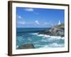 Trevose Lighthouse, Trevose Head, North Coast, Cornwall, England, United Kingdom-Lee Frost-Framed Photographic Print