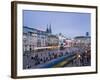 Trg Josip Jelacica Square, Zagreb, Croatia-Walter Bibikow-Framed Photographic Print