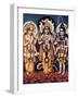 Triad of the Three Major Hindu Gods-B. G. Sharma-Framed Art Print