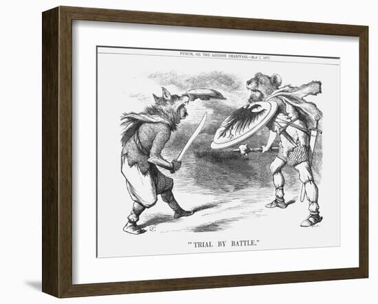 Trial by Battle, 1877-Joseph Swain-Framed Giclee Print