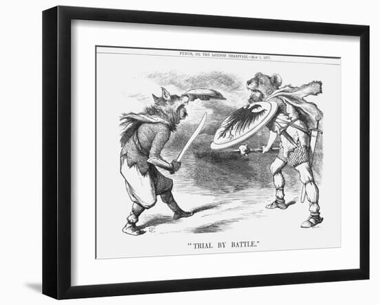 Trial by Battle, 1877-Joseph Swain-Framed Giclee Print