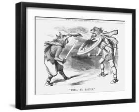 Trial by Battle, 1877-Joseph Swain-Framed Giclee Print