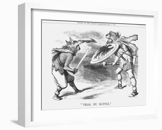 Trial by Battle, 1877-Joseph Swain-Framed Giclee Print