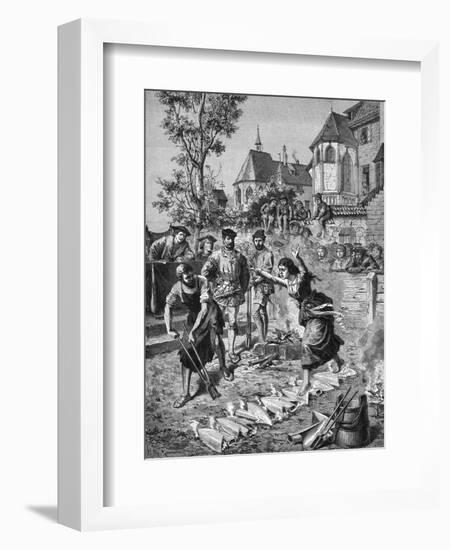 Trial by Fire, Sweden-H Merte-Framed Art Print