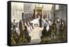 Trial for Heresy during the Spanish Inquisition-null-Framed Stretched Canvas