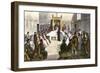 Trial for Heresy during the Spanish Inquisition-null-Framed Giclee Print
