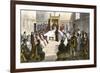 Trial for Heresy during the Spanish Inquisition-null-Framed Giclee Print