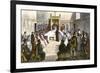 Trial for Heresy during the Spanish Inquisition-null-Framed Giclee Print