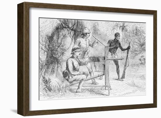 Trial in African Wilderness-null-Framed Giclee Print