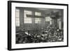 Trial in Progress at the Old Bailey, London-Peter Higginbotham-Framed Art Print