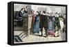 Trial of a Suspected Witch at Salem, Massachusetts Bay Colony, 1692-null-Framed Stretched Canvas