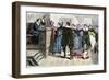 Trial of a Suspected Witch at Salem, Massachusetts Bay Colony, 1692-null-Framed Giclee Print