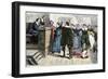 Trial of a Suspected Witch at Salem, Massachusetts Bay Colony, 1692-null-Framed Giclee Print