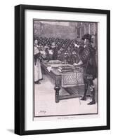 Trial of Charles I Ad 1649-Henry Marriott Paget-Framed Giclee Print
